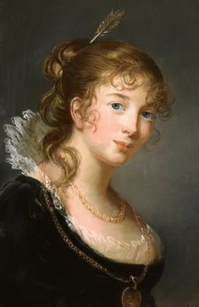 Princess Frederica Dorothea Louise Philippine of Prussia (1770-1836), Countess Radziwill, c. 1801. Creator: Vigée Le Brun, Louise Élisabeth (1755-1842)