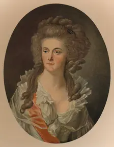 Princess Frederica Sophie Wilhelmine of Prussia, Wife of William V, Prince of Orange 1770, (1913) Artist: Charles-Melchior Descourtis