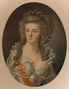 Princess Frederica Sophie Wilhelmine of Prussia, Wife of William V, Prince of Orange 1770, (1913) Artist: Charles-Melchior Descourtis