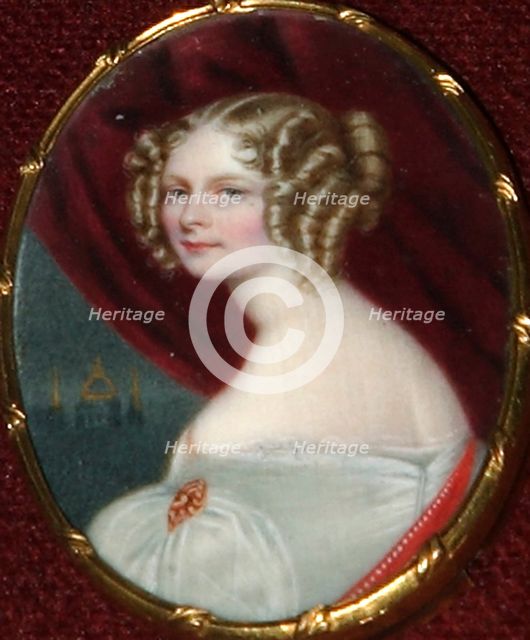 Princess Friederike Charlotte Marie of Württemberg', (1807-1873), 1830s.  Creator: Anonymous.