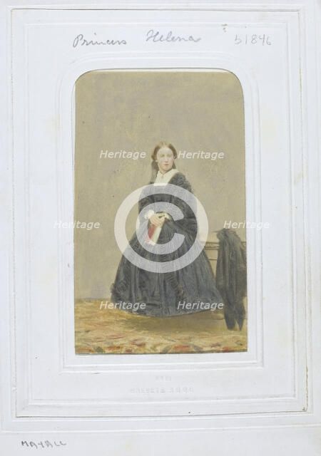 Princess Helena, c. 1860. Creator: John Jabez Edwin Mayall.