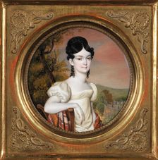 Princess Henrietta of Nassau-Weilburg (1797-1829), the wife of Archduke Charles of Austria. Creator: Lützenkirchen, Peter Joseph (1775-1820)