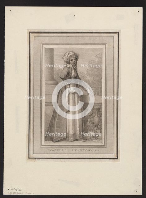 Princess Izabela Czartoryska, née Countess Fleming (1746-1835), 18th century. Artist: Anonymous  