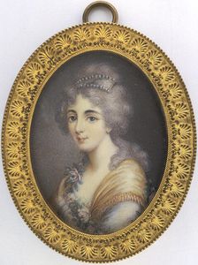 Princess Juliana Luise Schaumburg-Lippe, c1750. Creator: Unknown