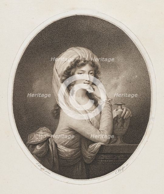 Princess of Liechtenstein, 18th century. Creator: Carl Hermann Pfeiffer.