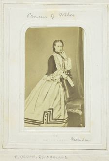 Princess of Wales, 1860-69. Creator: F. Deron