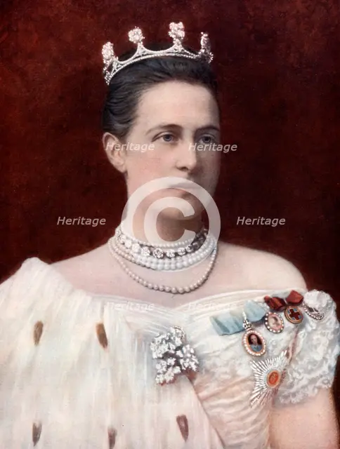 Princess Olga Konstantinovna of Russia, late 19th-early 20th century. Artist: Unknown