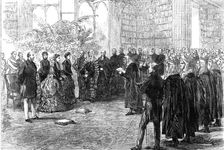 Princess Louisa opening the Inner Temple New Hall, 1870. Creator: Unknown