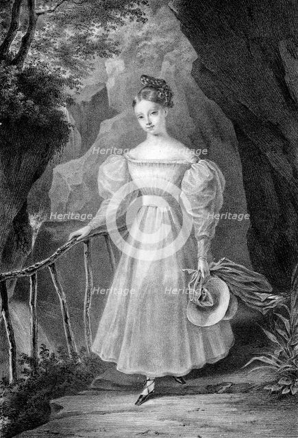 Princess Louise-Marie of France.Artist: Charles Achille d'Hardiviller