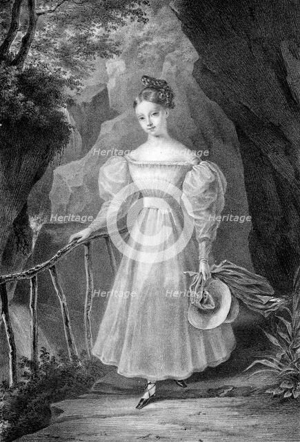 Princess Louise-Marie of France.Artist: Charles Achille d'Hardiviller