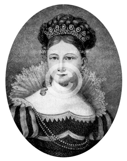 Princess Louise of Saxe-Gotha-Altenburg, mother of Prince Albert, (1901). Artist: Unknown