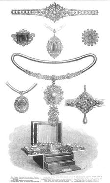 Princess Louise's wedding gifts, 1871. Creator: Unknown