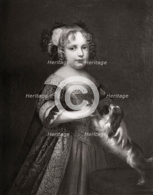 Princess (later Queen) Anne, c1670-1675 (1906). Artist: Unknown