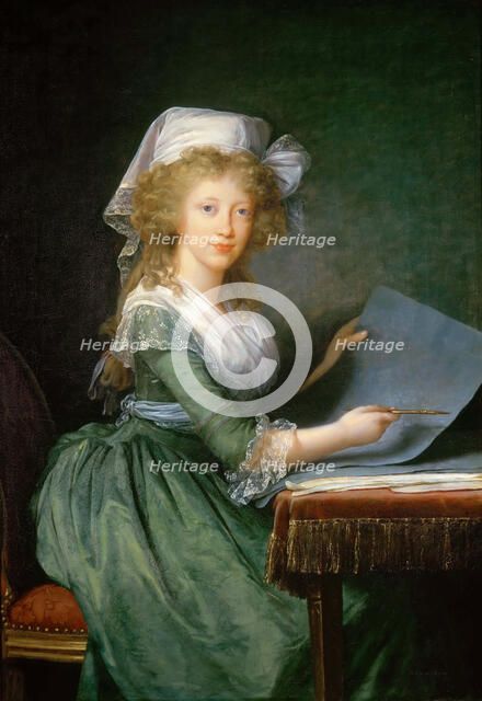 Princess Luisa Maria of Naples and Sicily (1773-1802), c. 1790. Creator: Vigée Le Brun, Louise Élisabeth (1755-1842).