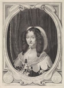 Princess Magdalene Sibylle of Saxony (1617-1668), Duchess of Saxe-Altenburg, 1643. Creator: Haelwegh, Albert (1621-1673)