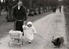Princess Margaret in the Haga Park, Sweden, 1937. Creator: Unknown