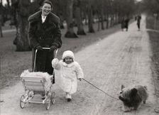 Princess Margaret in the Haga Park, Sweden, 1937. Creator: Unknown