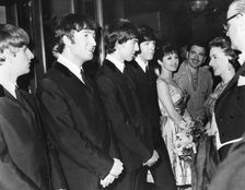 Princess Margaret meets the Beatles, 1963. Creator: Unknown