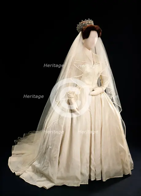 Princess Margaret's Wedding Dress, 1981. Creator: Norman Hartnell.