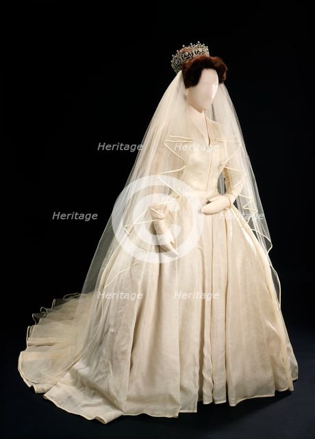 Princess Margaret's Wedding Dress, 1981. Creator: Norman Hartnell.