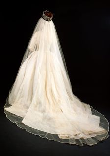 Princess Margaret's Wedding Dress - Rear View, 1981. Creator: Norman Hartnell