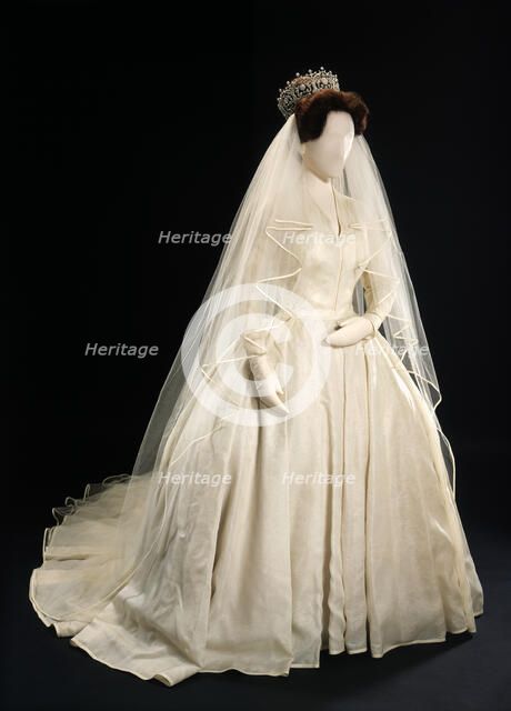Princess Margaret's Wedding Dress, 1981. Artist: Unknown