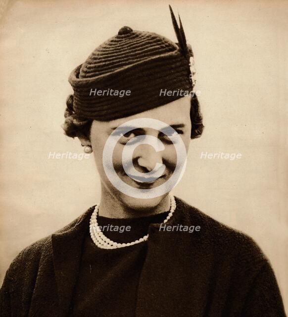 'Princess Marina became engaged to King George V's youngest son, Prince George (now Duke of Kent), w Artist: Unknown.