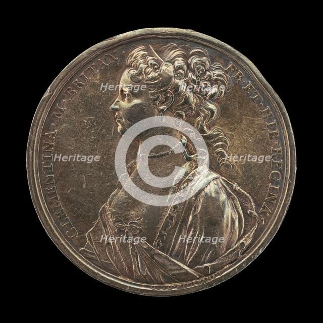 Princess Maria Clementina Sobieska, 1702-1735, Wife of James Stuart...[obverse], 1719. Creator: Ottone Hamerani.