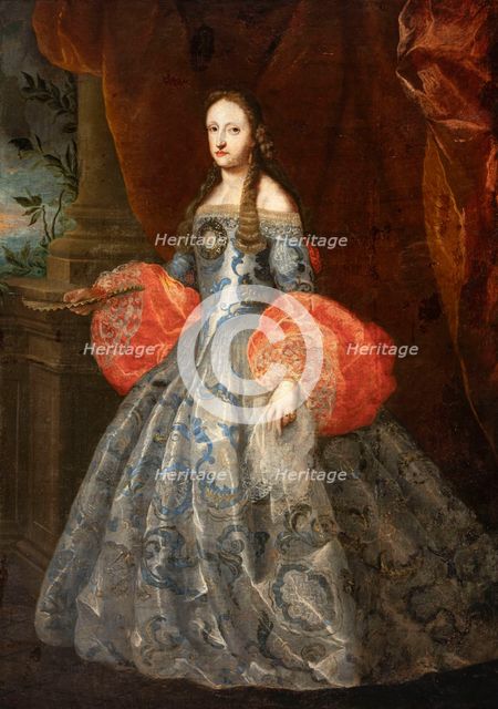 Princess Maria Anna of Neuburg (1667-1740), Queen of Spain, c1690-1692. Creator: Coello, Claudio (1642-1693).