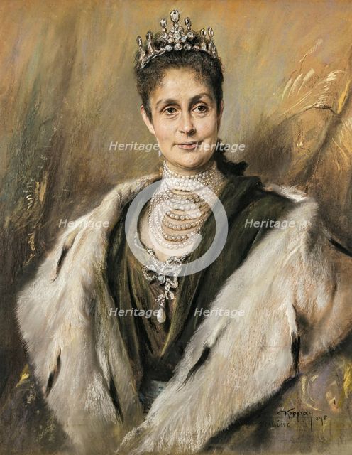Princess Maria Immacolata of the Two Sicilies (1844-1899), Archduchess of Austria, 1898. Creator: Josef Arpad Koppay.