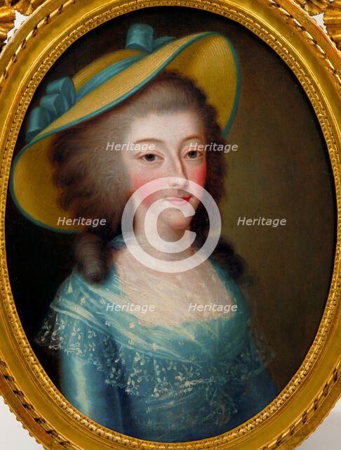Princess Maria Theresa of Savoy (1756-1805), Countess of Artois, 1791. Creator: Panealbo, Giovanni (1742-1815).