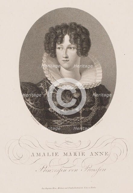 Princess Marianne of Prussia (1785-1846), after 1812. Creator: Schadow, Friedrich Wilhelm, von (1788-1862).