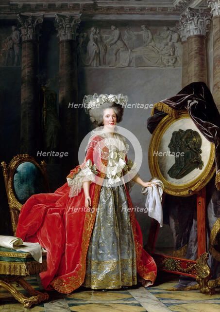Princess Marie Adélaïde of France (1732-1800). Artist: Labille-Guiard, Adélaïde (1749-1803)