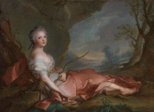 Princess Marie Adélaïde of France (1732-1800) as Diana, 1745