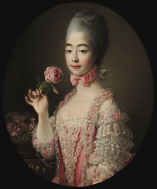 Princess Marie Joséphine of Savoy (1753-1810), Countess of Provence, 1772. Creator: Drouais, François-Hubert (1727-1775)