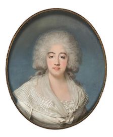 Princess Marie Joséphine of Savoy (1753-1810), Countess of Provence, 1785. Creator: Boze, Joseph (1745-1826)