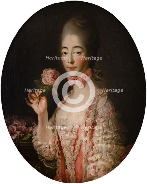 Princess Marie Joséphine of Savoy (1753-1810), Countess of Provence. Creator: Drouais, François-Hubert (1727-1775).