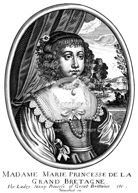 Princess Mary (1631-1660). Artist: Unknown