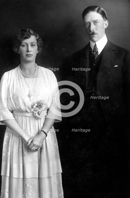 Princess Mary (1897-1965) and Viscount Lascelles (1882-1947), c1920s. Artist: Unknown