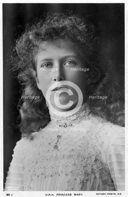 Princess Mary of the United Kingdom, c1910s(?).Artist: Rotary Photo