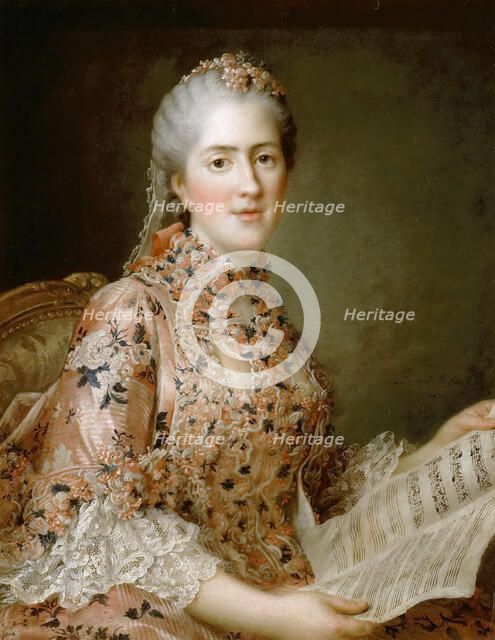 Princess Sophie of France (1734-1782). Artist: Drouais, François-Hubert (1727-1775)