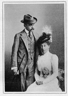 Princess Stephanie of Austria and Count Lonyay c1903, (1903). Creator: Lambert Weston & Son