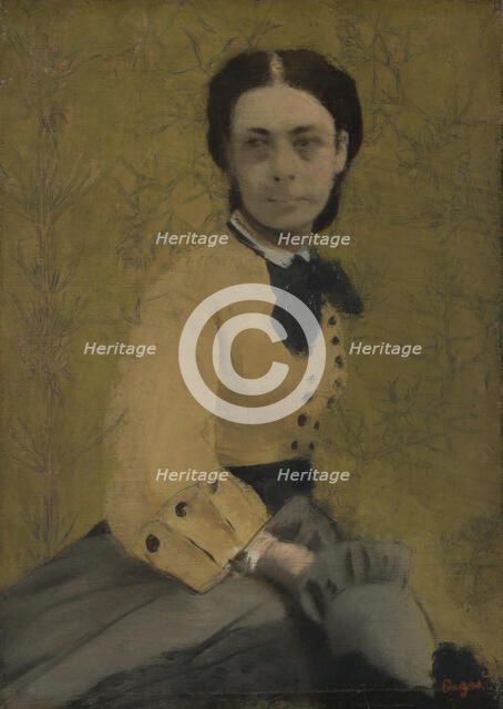 Princess Pauline de Metternich, 1865. Artist: Degas, Edgar (1834-1917)