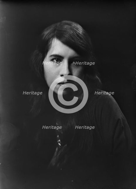 Princess White Deer, or Princess Deer Foot, portrait photograph, 1919 Oct. 14. Creator: Arnold Genthe.