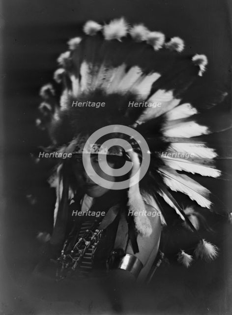 Princess White Deer, or Princess Deer Foot, portrait photograph, 1919 Oct. 14. Creator: Arnold Genthe.