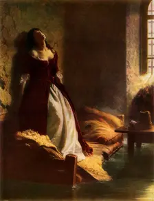 Princess Tarakanova in the Petropavlovsk Fortress at the Time of the Flood 1863, (1965). Creator: Konstantin Flavitsky