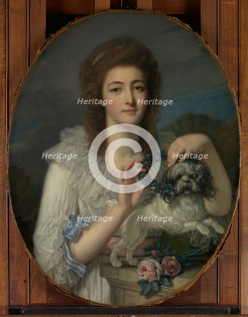 Princess Varvara Nikolaevna Gagarina (1762-1802), ca. 1780-82. Creator: Jean-Baptiste Greuze.