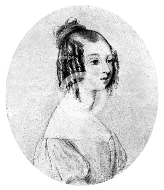 Princess Victoria at the age of fifteen, c1834.Artist: John Rogers Herbert