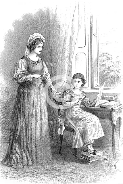 Princess Victoria makes a discovery, 1831. Artist: Unknown