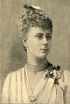 Princess Victoria Mary of Teck, Duchess of York c1897. Creator: Unknown